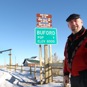 Don Sammons, único morador de Buford, povoado vendido por US$ 900 mil - Wyoming Tribune Eagle, Michael Smit/AP