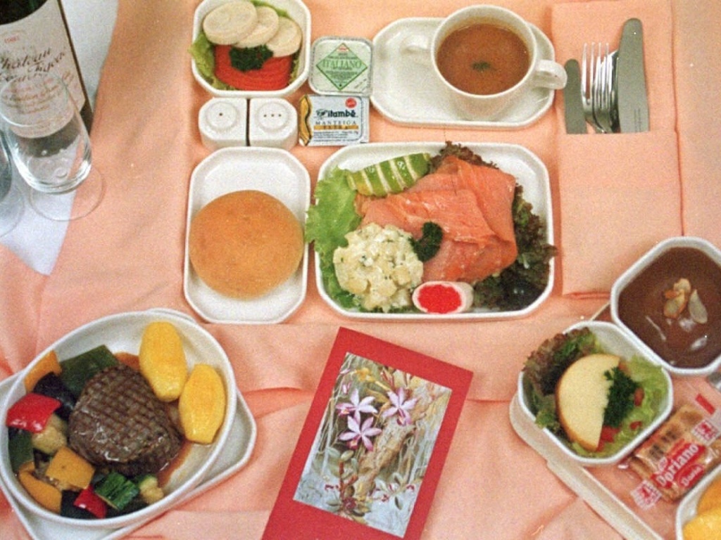 Serviço de bordo da Varig - Divulgação