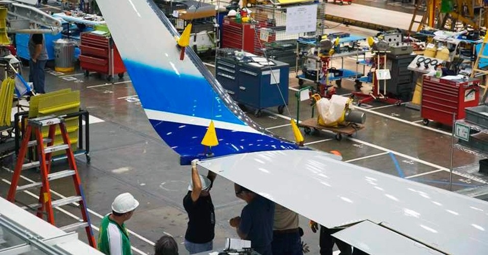 veja como é fabricado um Boeing 737 - Divulgação