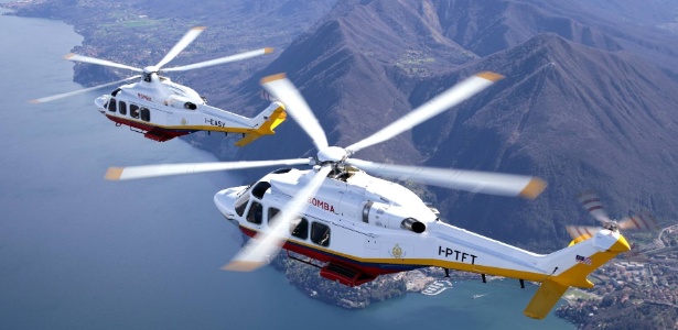 Helicóptero AW139 produzido pela AgustaWestland, empresa que anunciou parceria com a Embraer - Divulgação/AgustaWestland