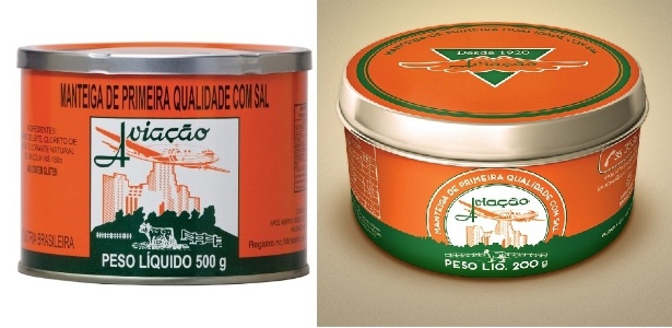 A antiga lata e a nova embalagem do produto; fabricante investiu R$ 500 mil nas mudanças - Divulgação